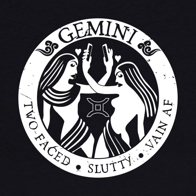 Savage Gemini Zodiac Antisocial Astrology by atomguy